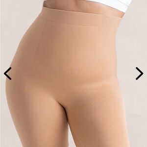 Shapermint Sand High-Waisted Shaper Shorts